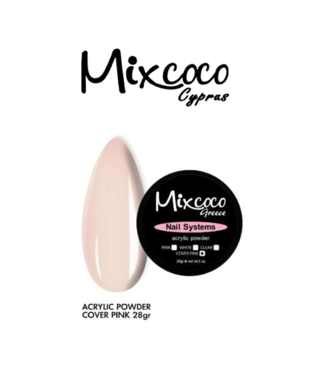 Ακρυλική Σκόνη 28gr Camouflage Cover pink Mixcoco