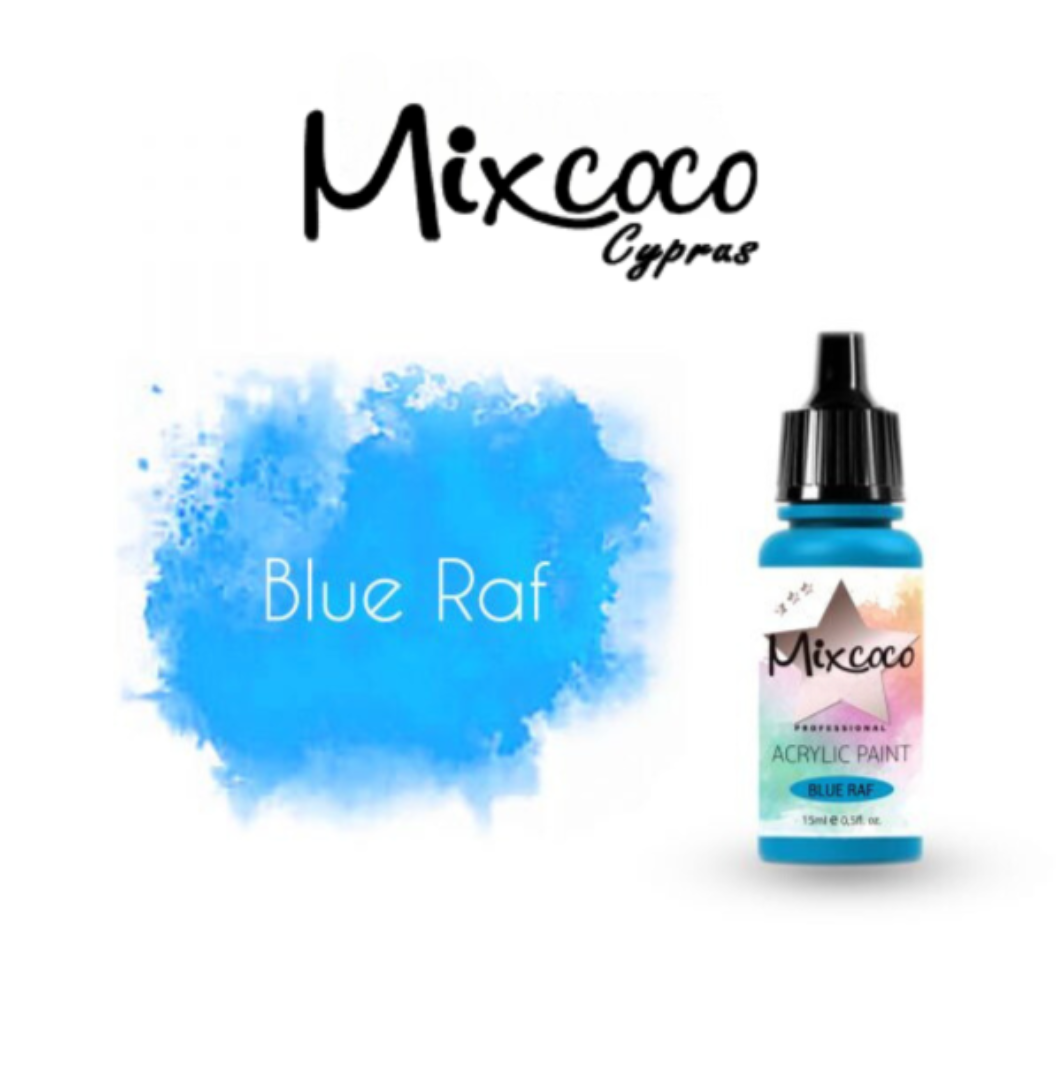 Ακρυλικό χρώμα αερογράφου Blue raf 15ml