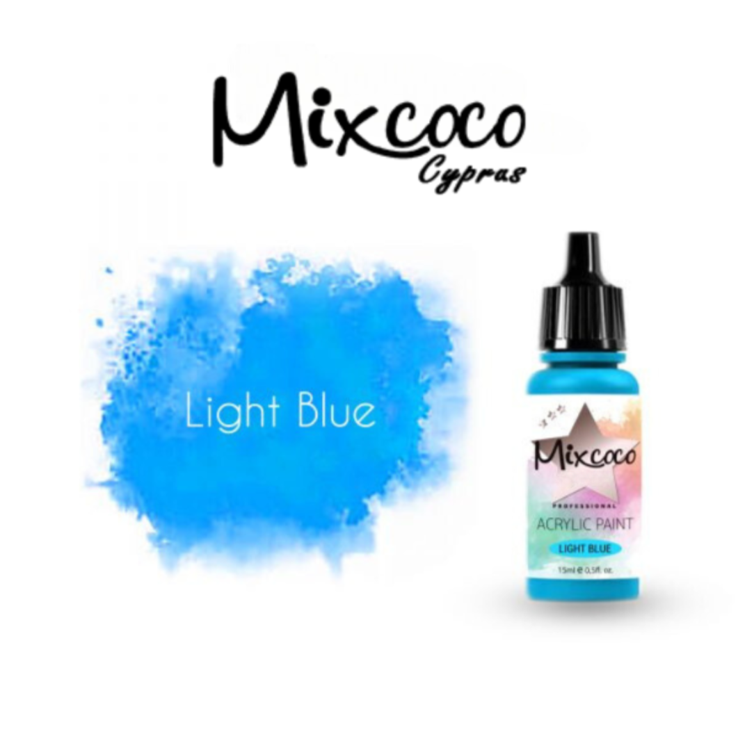 Ακρυλικό χρώμα αερογράφου Light blue 15ml