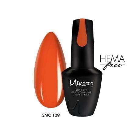 SMC 109 Ημιμόνιμο Βερνίκι Mixcoco 15ml (Πορτοκαλί)