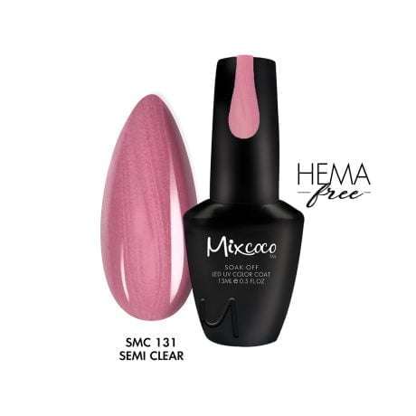 SMC 131 Ημιμόνιμο Βερνίκι Mixcoco 15ml (Ροζ-Φούξια Περλέ)