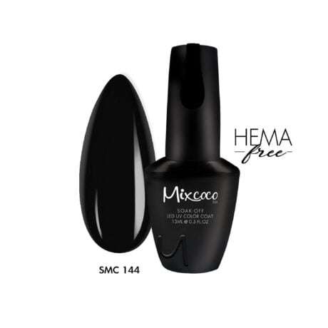 SMC 144 Ημιμόνιμο Βερνίκι Mixcoco 15ml (Μαύρο)