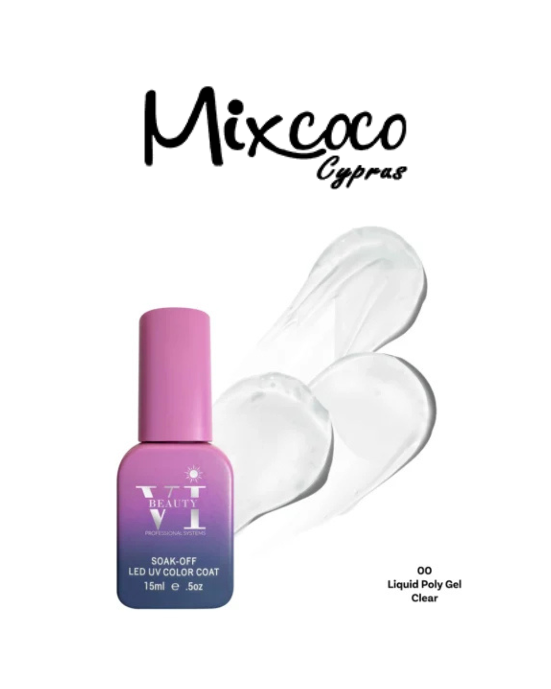 LIQUID POLY GEL 00 CLEAR 15ML