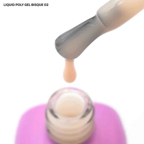 LIQUID POLY GEL 02 BISQUE 15ML - Image 3