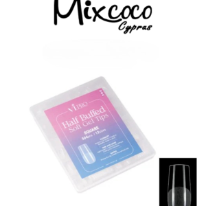 HALF BUFFED SOFT GEL TIPS SQUARE
