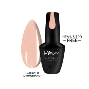 HARD GEL 19 SHIMMER PEACH